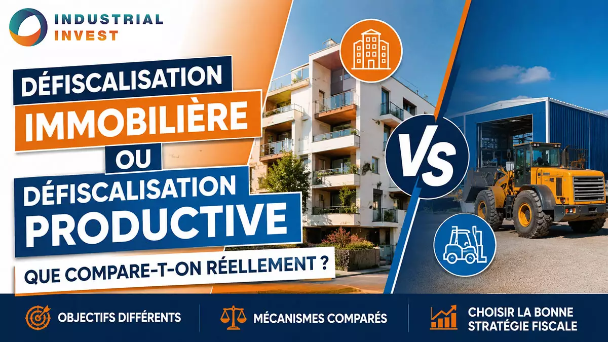 Défiscalisation immobilière ou défiscalisation productive Défiscalisation immobilière ou défiscalisation productive